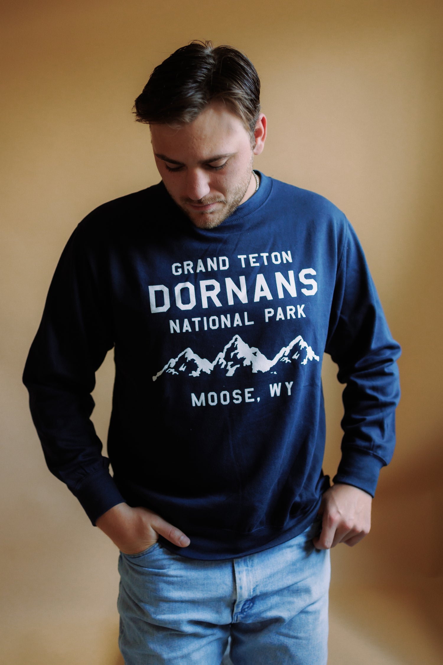Old School Dornans Sweatshirt in Navy